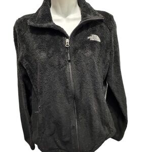 The North Face Women's black fleece full zip Jacket  sweater s/p